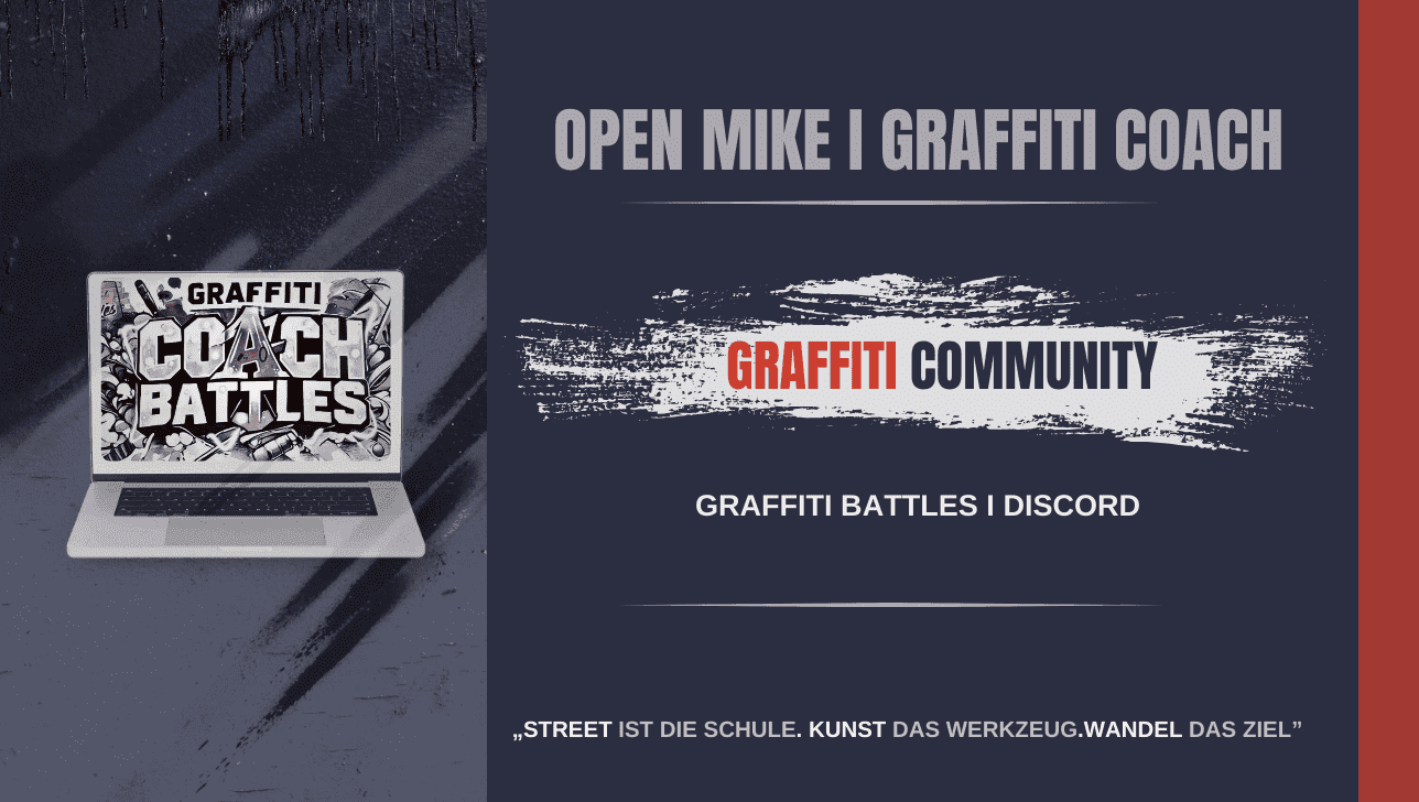 Laptop mit Graffiti Coach Battles – Online-Community & Event-Vorschau