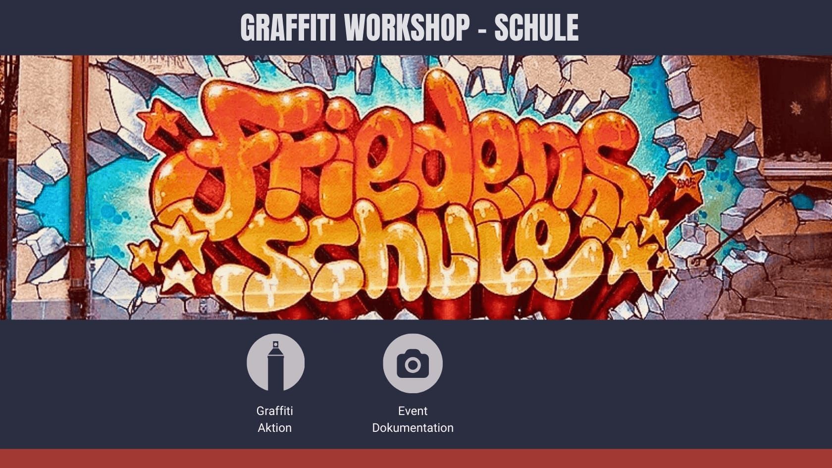 Schulworkshop mit Graffiti und Video – kreatives Teamevent mit professioneller Begleitung