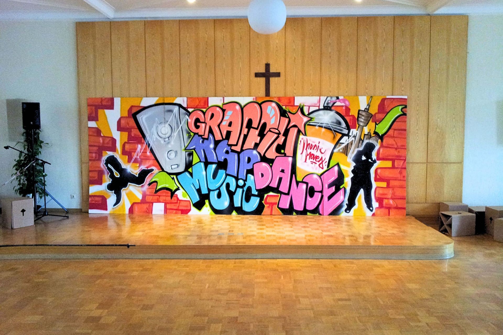 Graffiti Workshop Apis Stuttgart – Jugend gestaltet Glauben