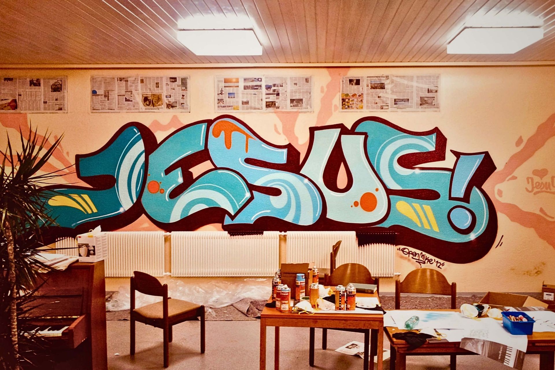Graffiti Workshops in der Gemeinde