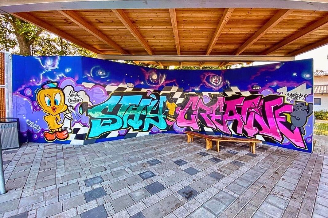 Graffiti Workshop Ditzingen – Stay Creative mit Graffiti Coach Open Mike