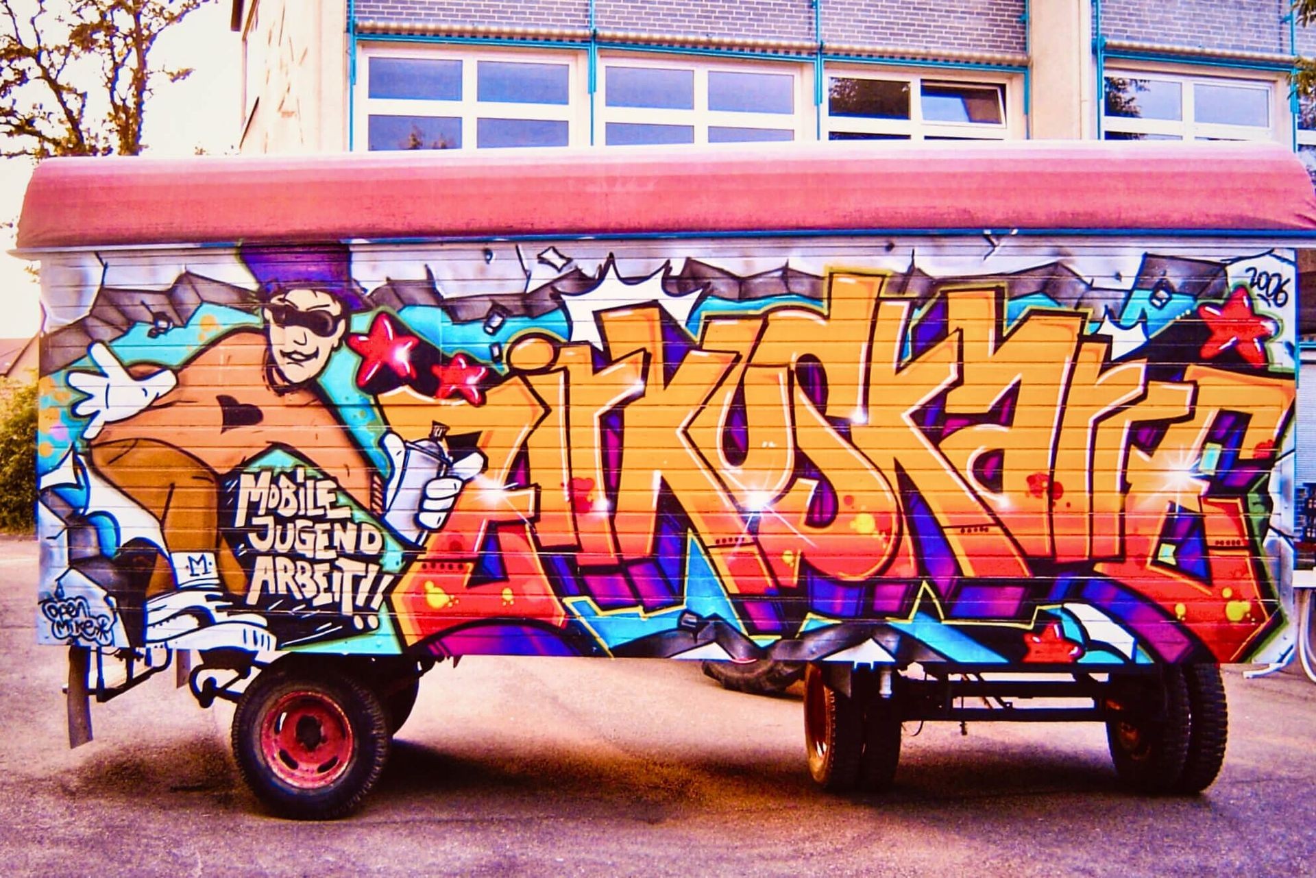 Graffiti Workshops bei der Mobilen Jugendarbeit 