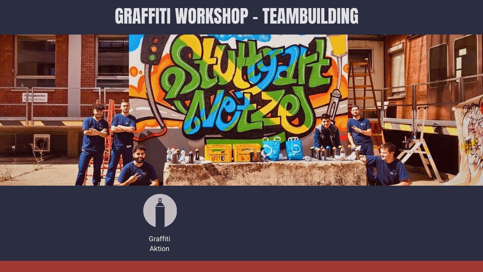 Graffiti Workshop für Unternehmen in Stuttgart – kreatives Teambuilding mit Urban Art