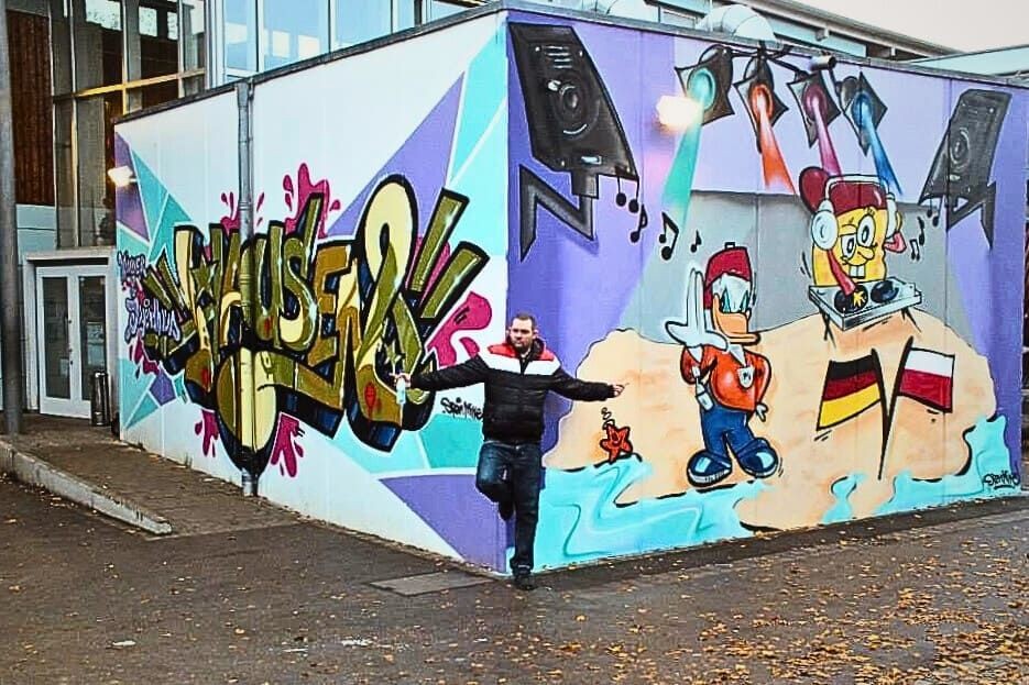 Graffiti im Jugendhaus
